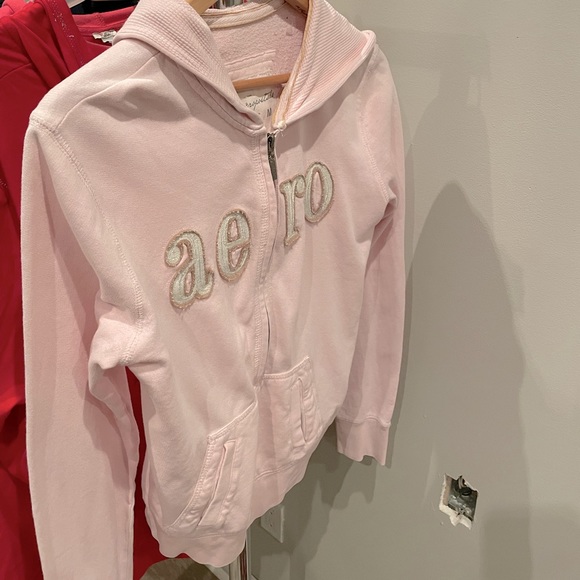 Pastel warm pink sweater hoodie.💗 - Picture 3 of 4